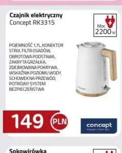 Czajnik elektryczny Concept RK3315
