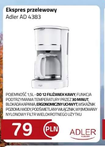 Ekspres przelewowy Adler Ad 4383