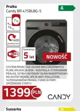 Pralka Candy Br 475BL8 g-S