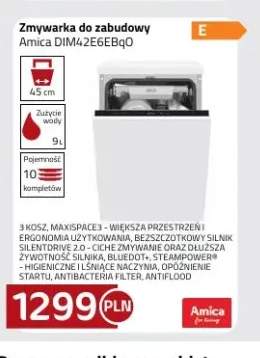 Zmywarka do zabudowy Amica DIM42E6EBqO