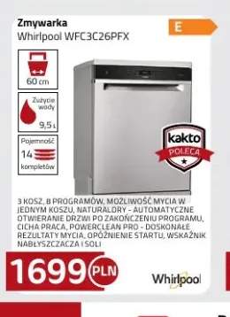 Zmywarka Whirlpool WFC3C26PFX