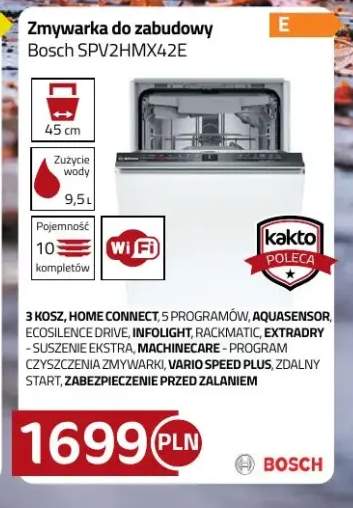 Zmywarka do zabudowy Bosch SPV2HMX42E